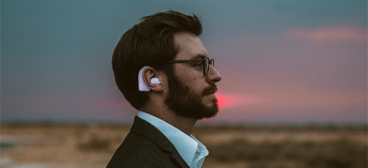 Person with ear