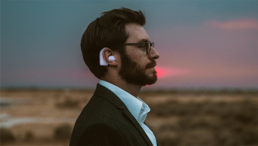 Person with ear
